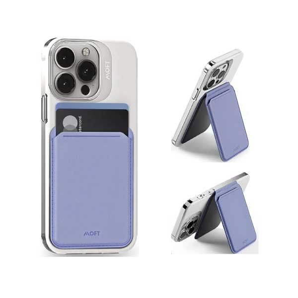 Moft Flash Wallet & Stand - MagSafe Compatible - Purple (900592) Moft Flash Wallet & Stand - MagSafe Compatible - Purple (900592)